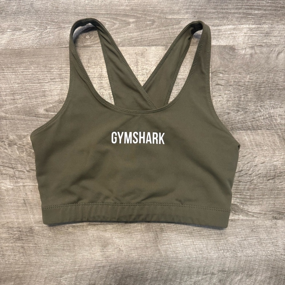 Gymshark Ark Sports Bra Camo Green Womens Sz. S